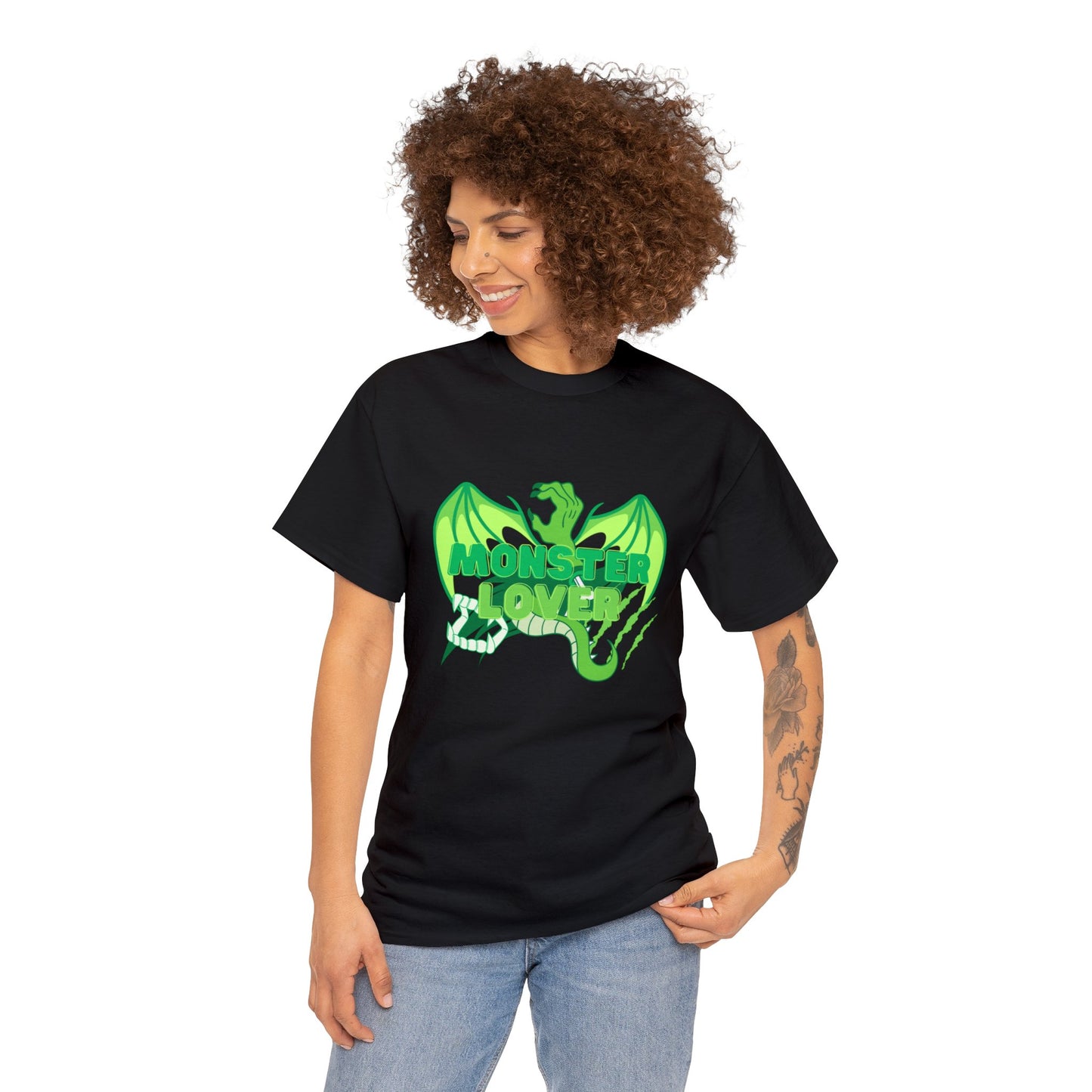 Lucky Green Monster Lover SE Unisex Heavy Cotton Tee