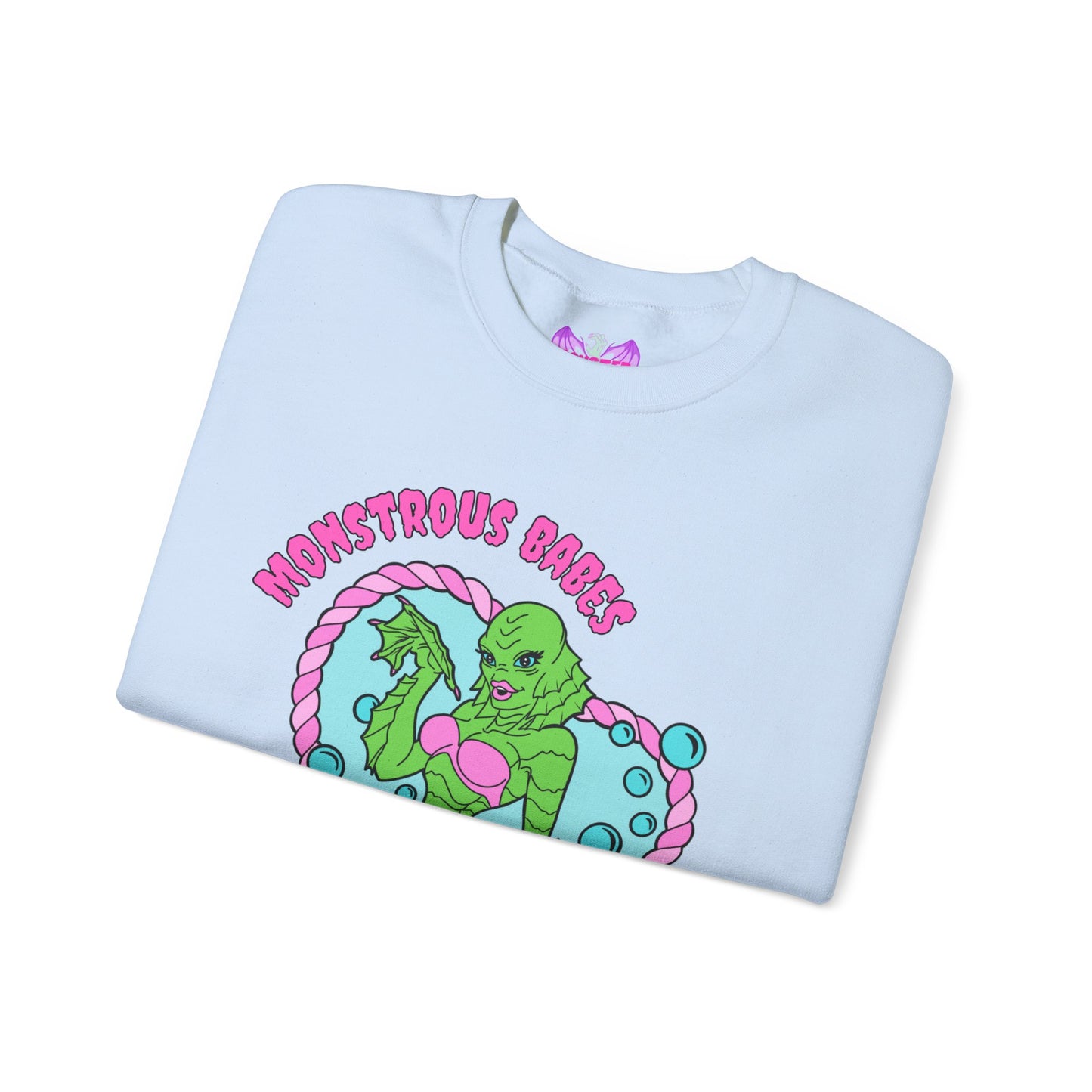 Monstrous Babes Club Lagoona Unisex Heavy Blend™ Crewneck Sweatshirt