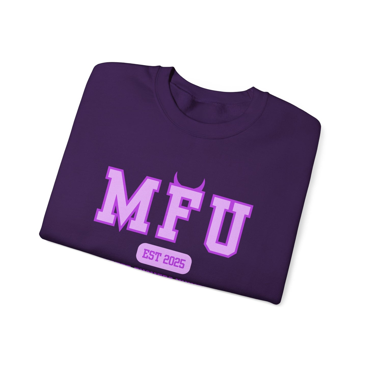 MFU Purple Unisex Heavy Blend™ Crewneck Sweatshirt