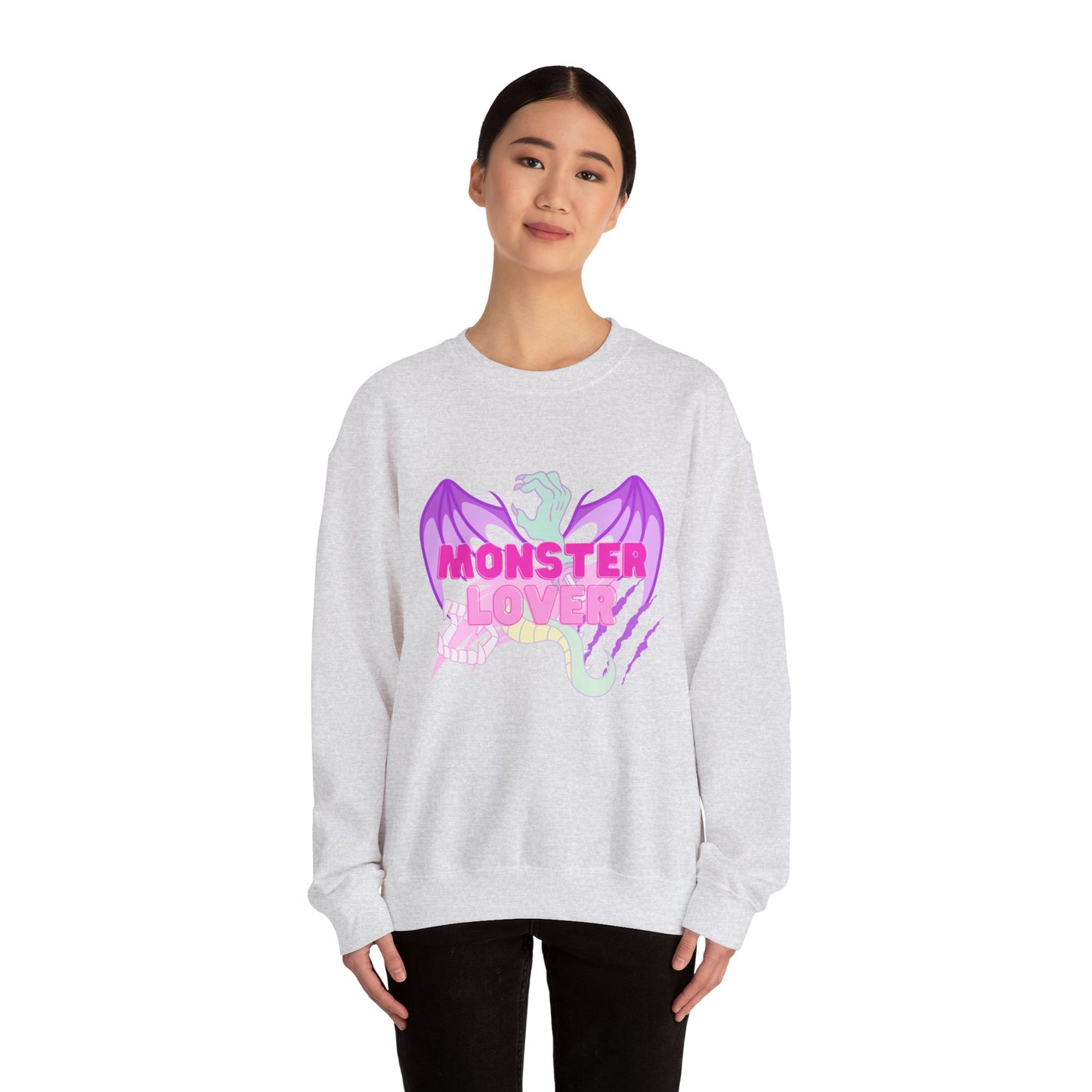 Monster Lover Unisex Heavy Blend™ Crewneck Sweatshirt