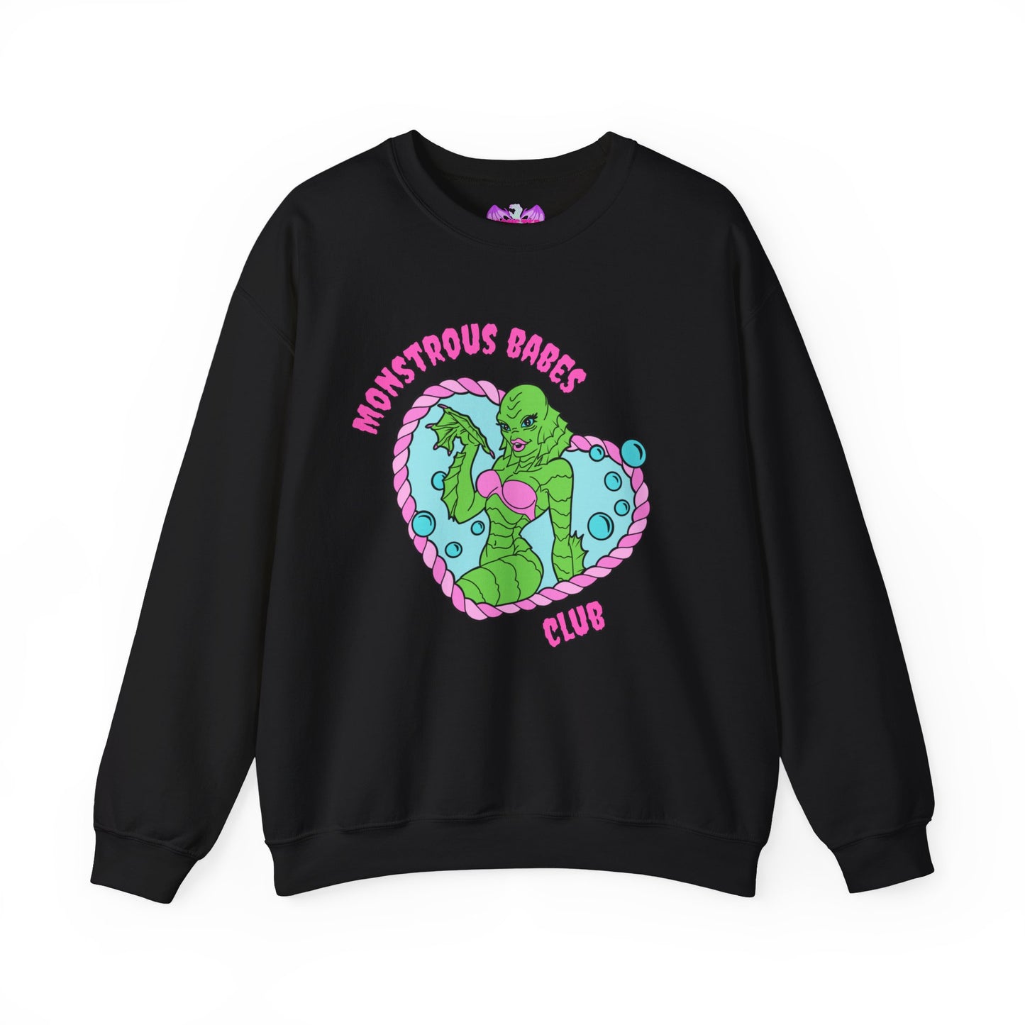 Monstrous Babes Club Lagoona Unisex Heavy Blend™ Crewneck Sweatshirt