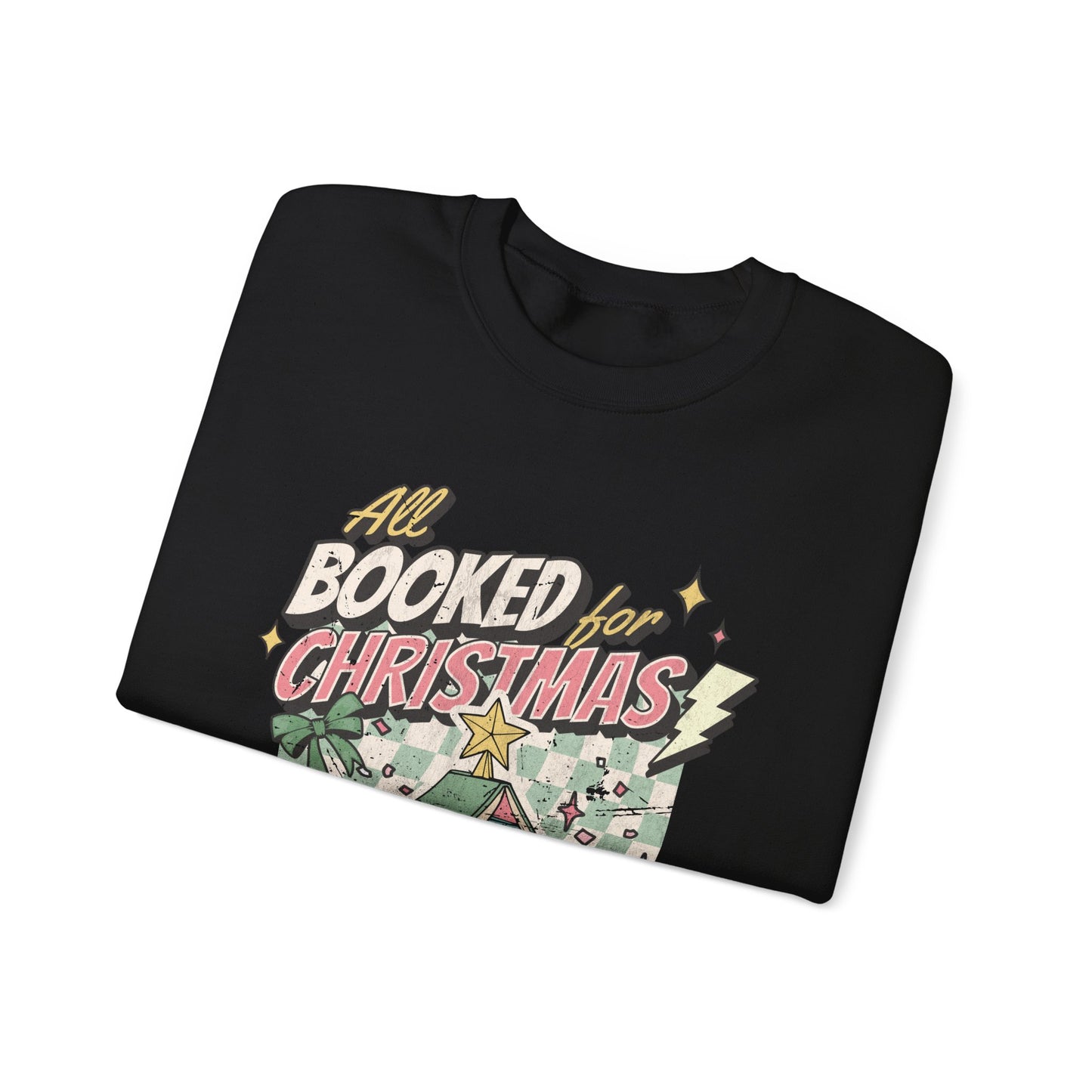 All Booked for Christmas Unisex Heavy Blend™ Crewneck Sweatshirt