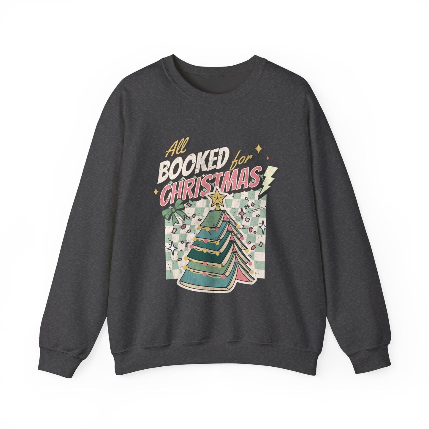 All Booked for Christmas Unisex Heavy Blend™ Crewneck Sweatshirt