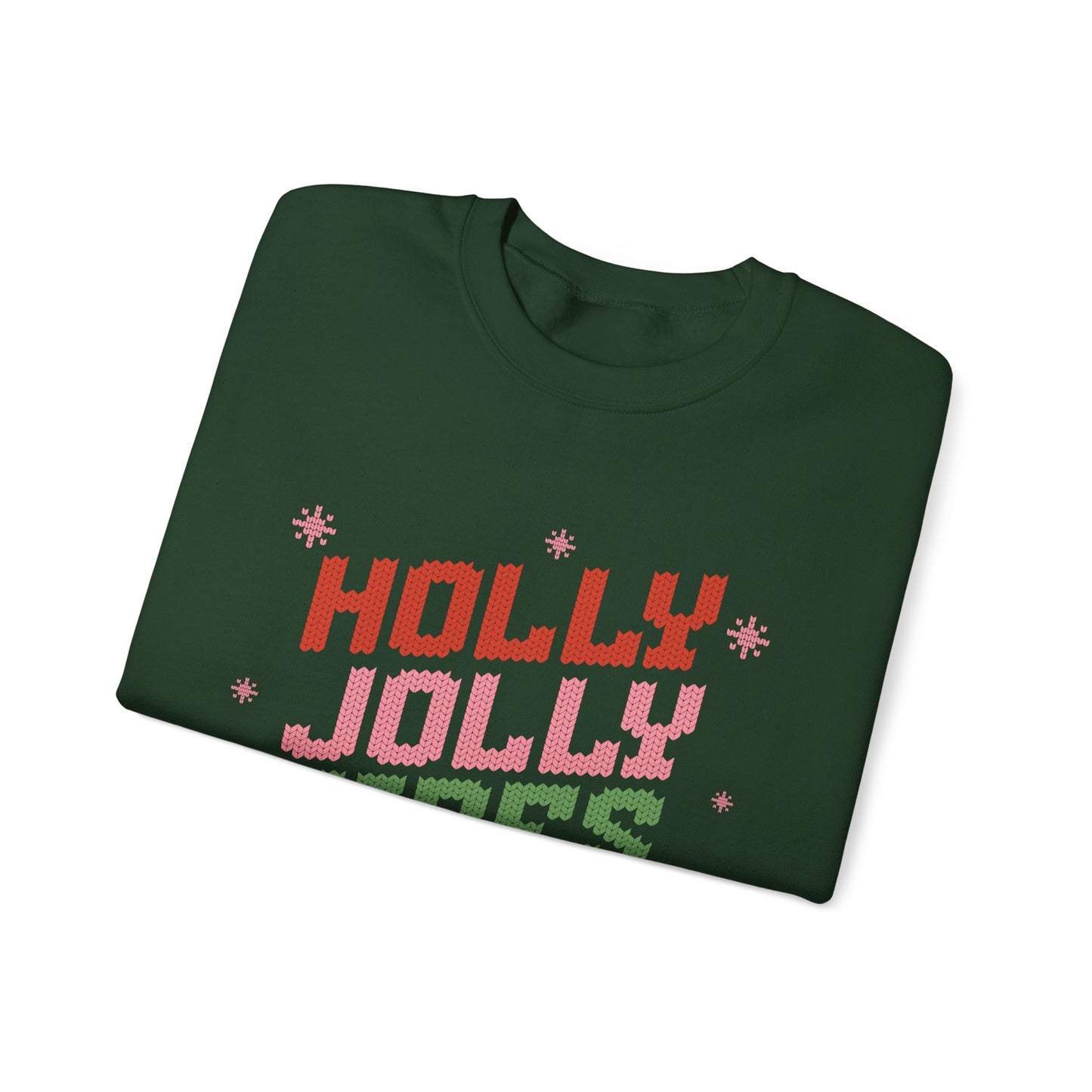 Holly Jolly Vibes Unisex Heavy Blend™ Crewneck Sweatshirt