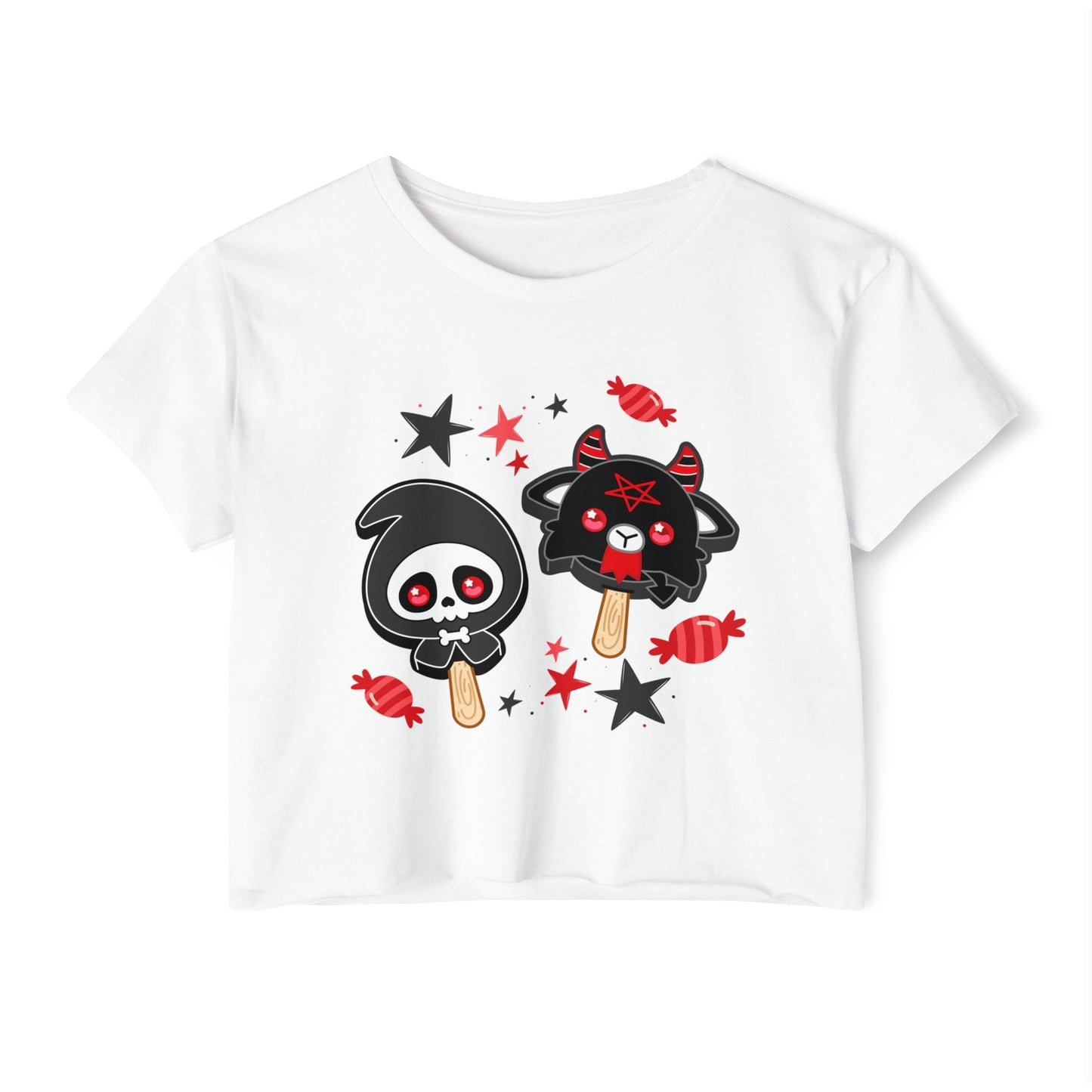 Halloween Treats Women's Festival Crop Top