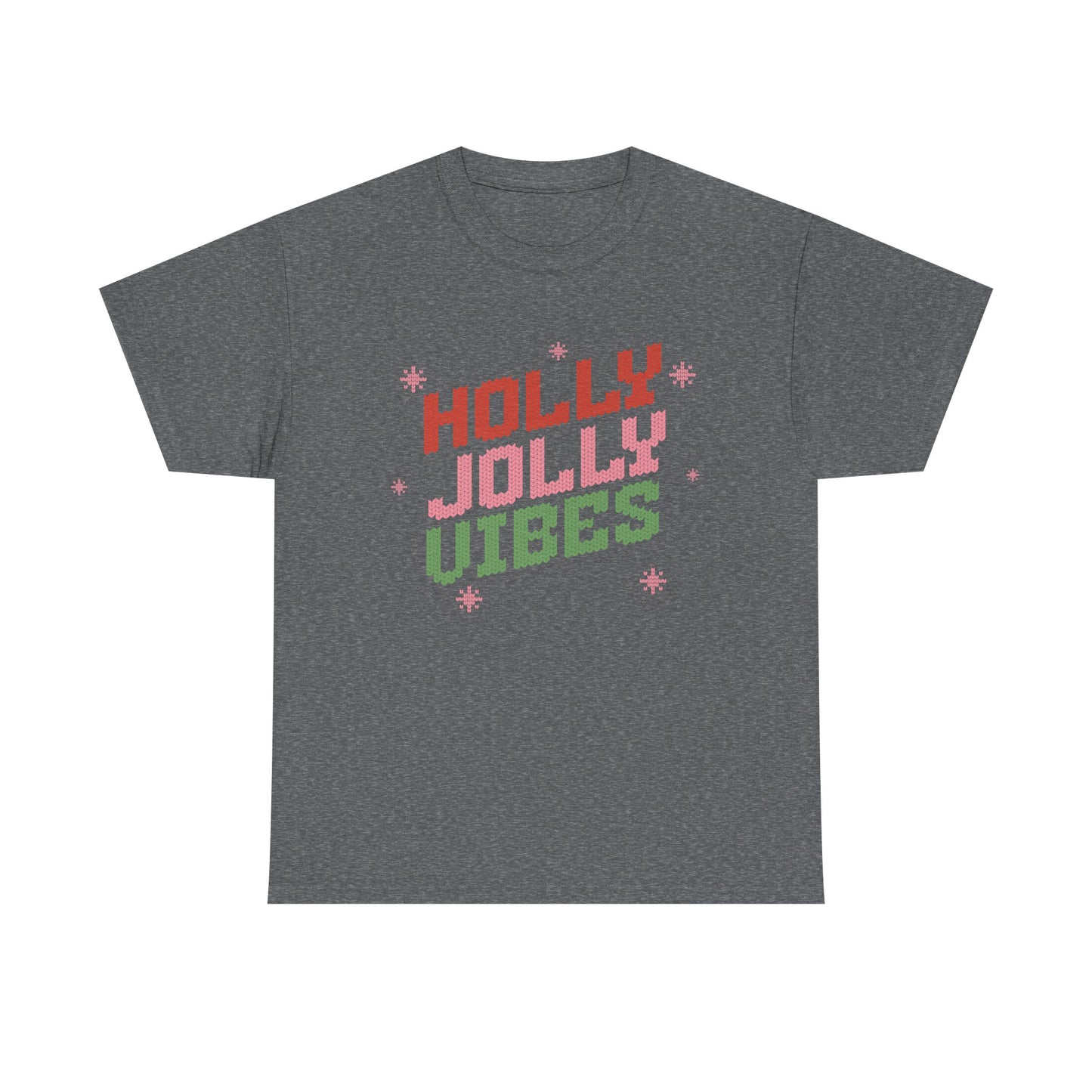 Holly Jolly Vibes Unisex Heavy Cotton Tee