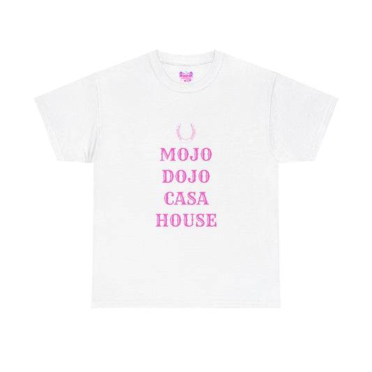 Mojo Dojo Casa House PINK Unisex Heavy Cotton Tee GILDAN