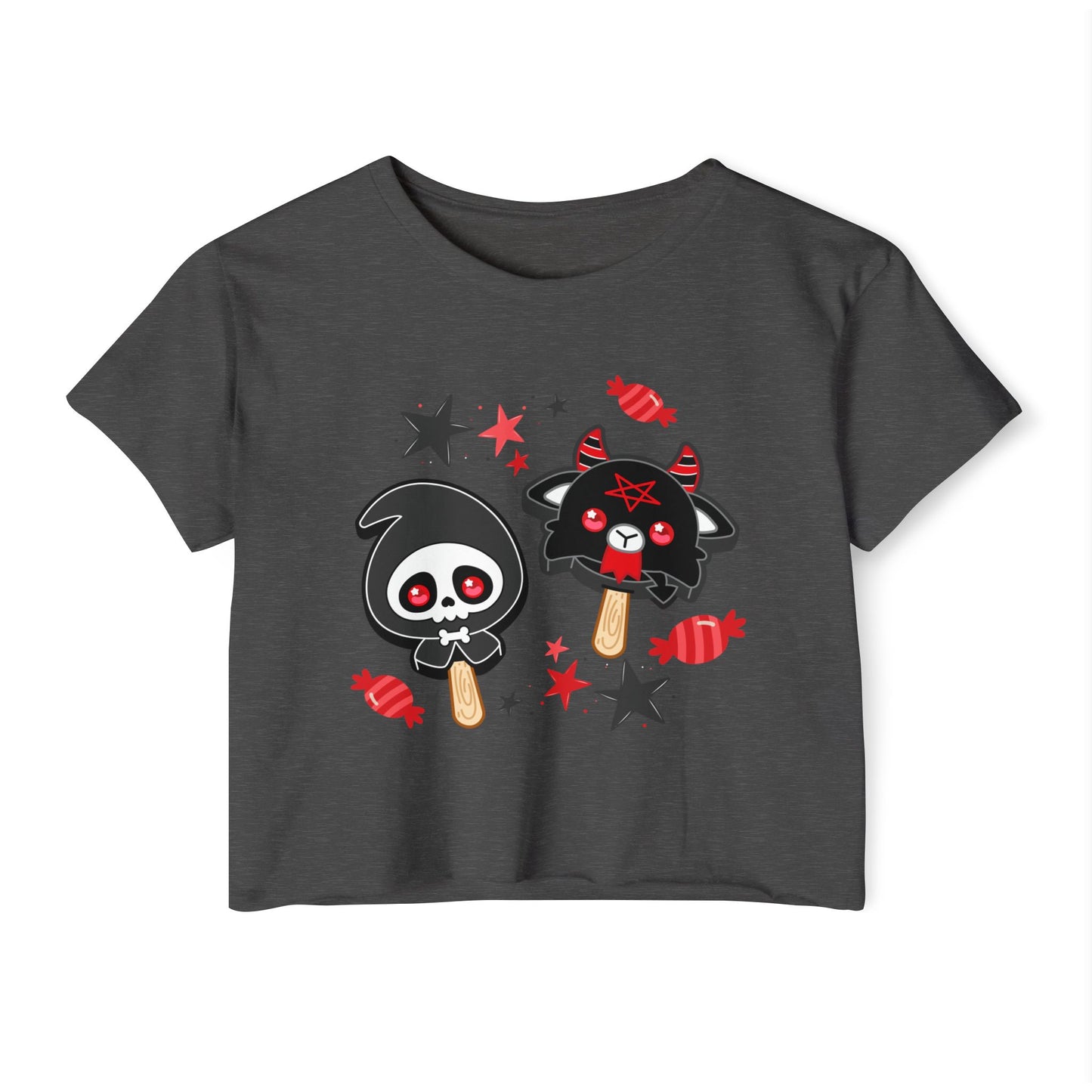 Halloween Treats Women's Festival Crop Top