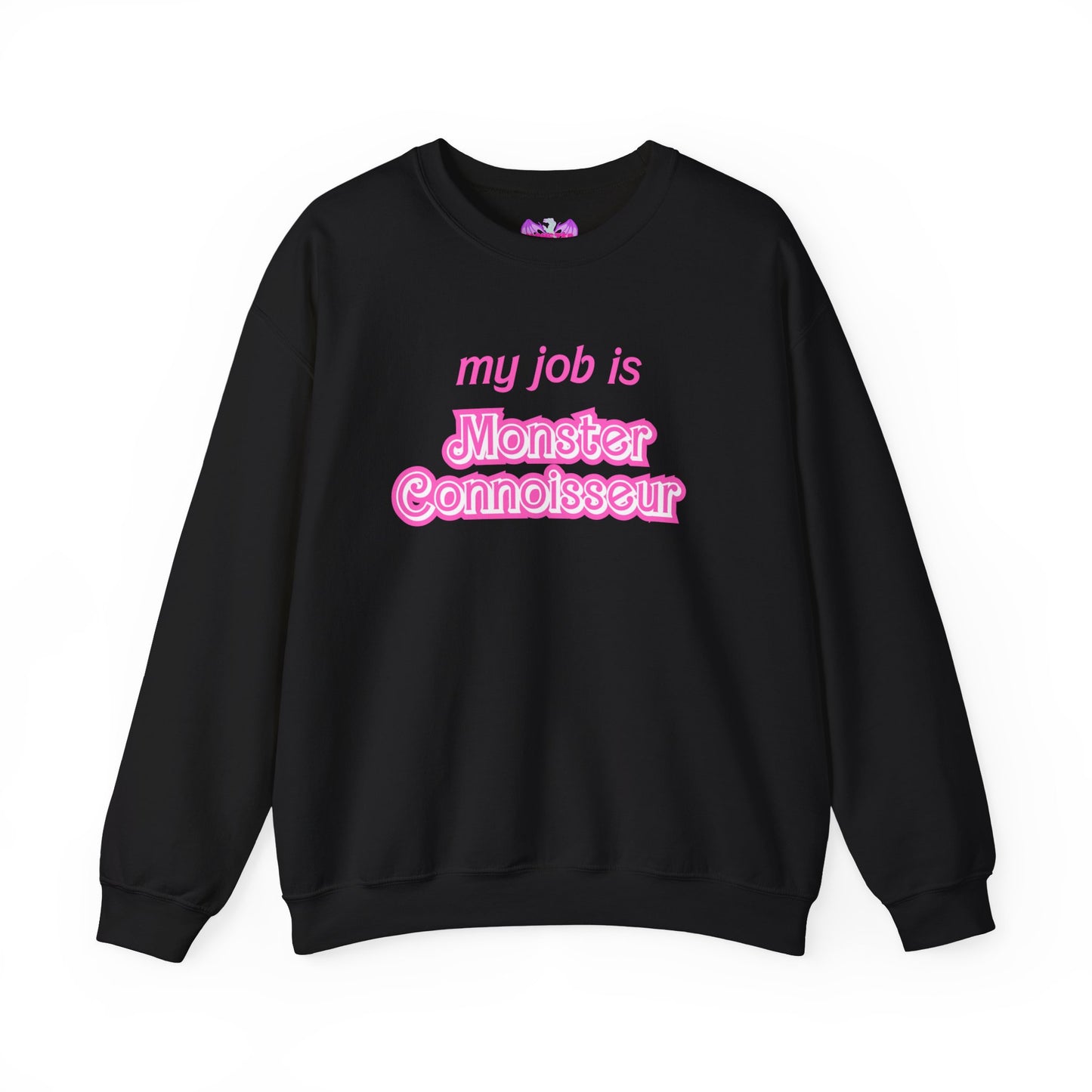 My job is monster connoisseur Unisex Heavy Blend™ Crewneck Sweatshirt