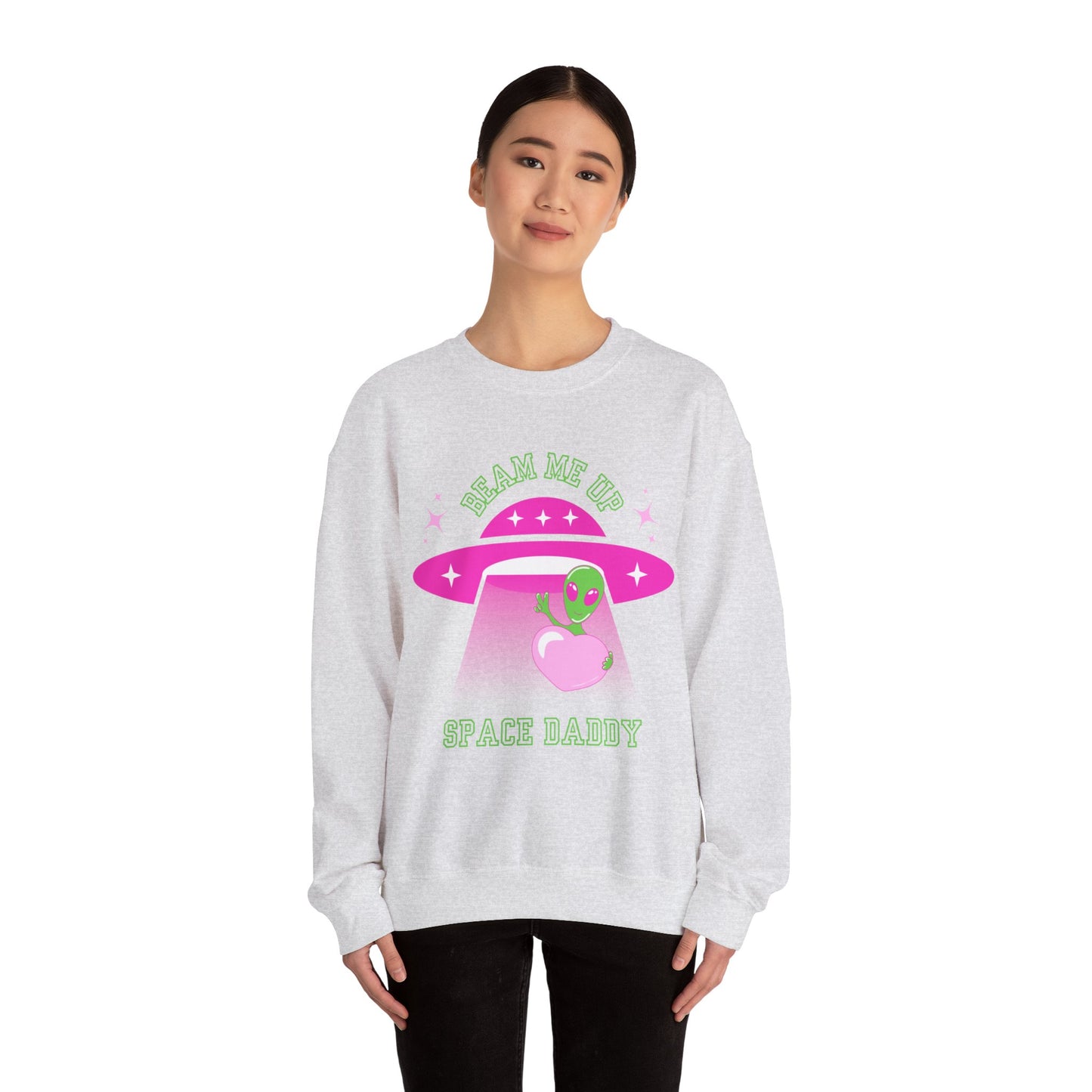 Space Daddy Unisex Heavy Blend™ Crewneck Sweatshirt