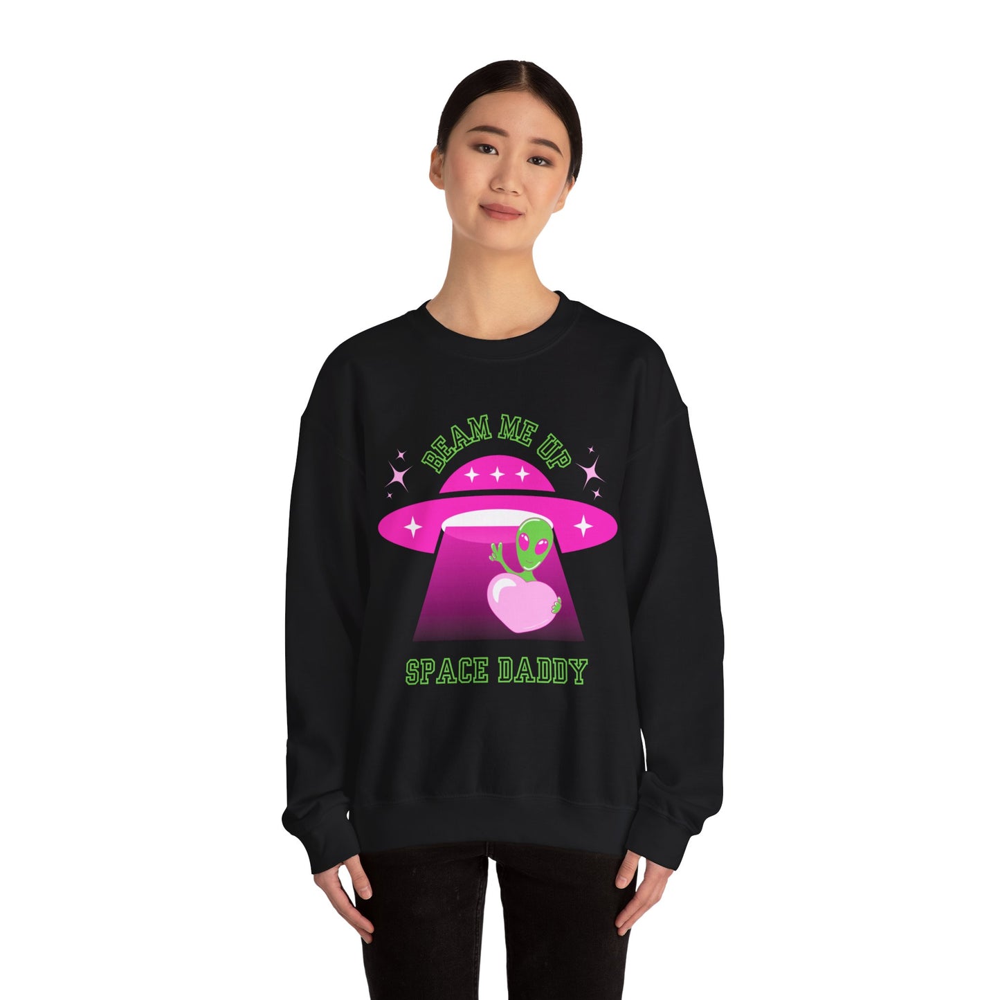 Space Daddy Unisex Heavy Blend™ Crewneck Sweatshirt