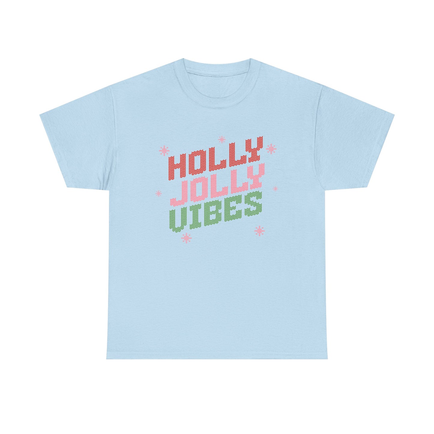 Holly Jolly Vibes Unisex Heavy Cotton Tee