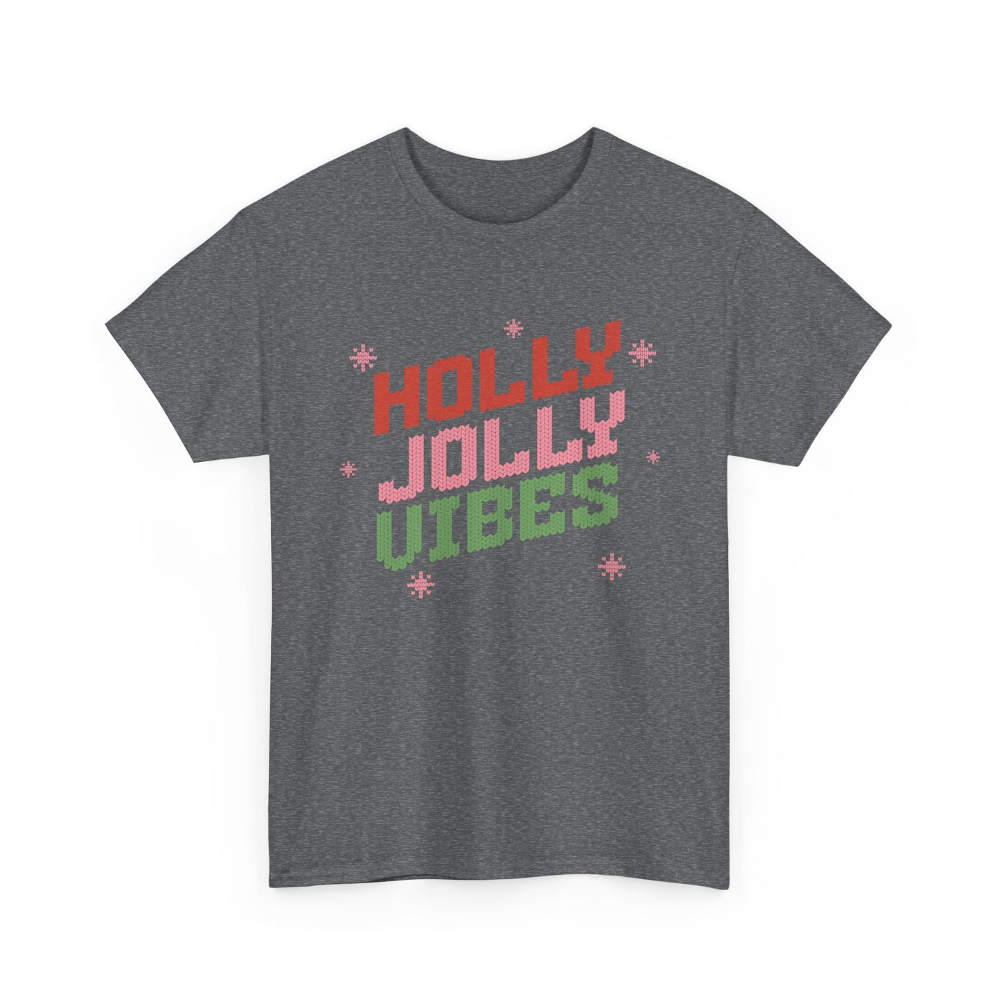 Holly Jolly Vibes Unisex Heavy Cotton Tee