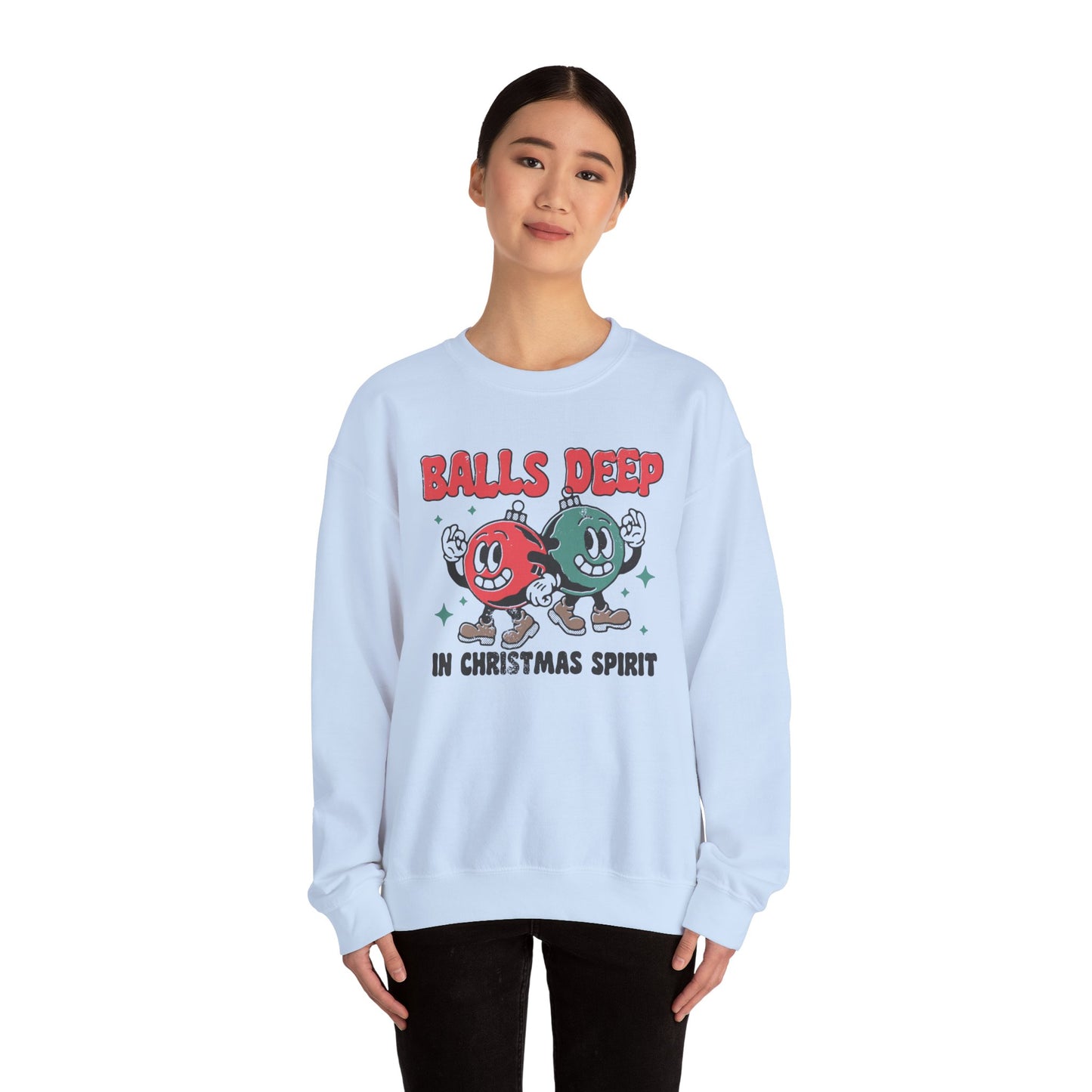 Balls Deep Unisex Heavy Blend™ Crewneck Sweatshirt