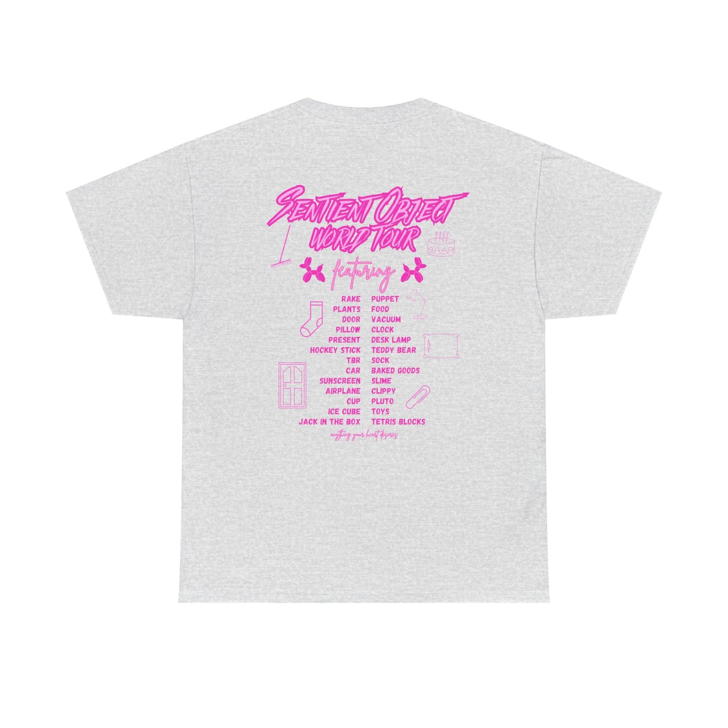 Sentient Object World Tour Unisex Heavy Cotton Tee