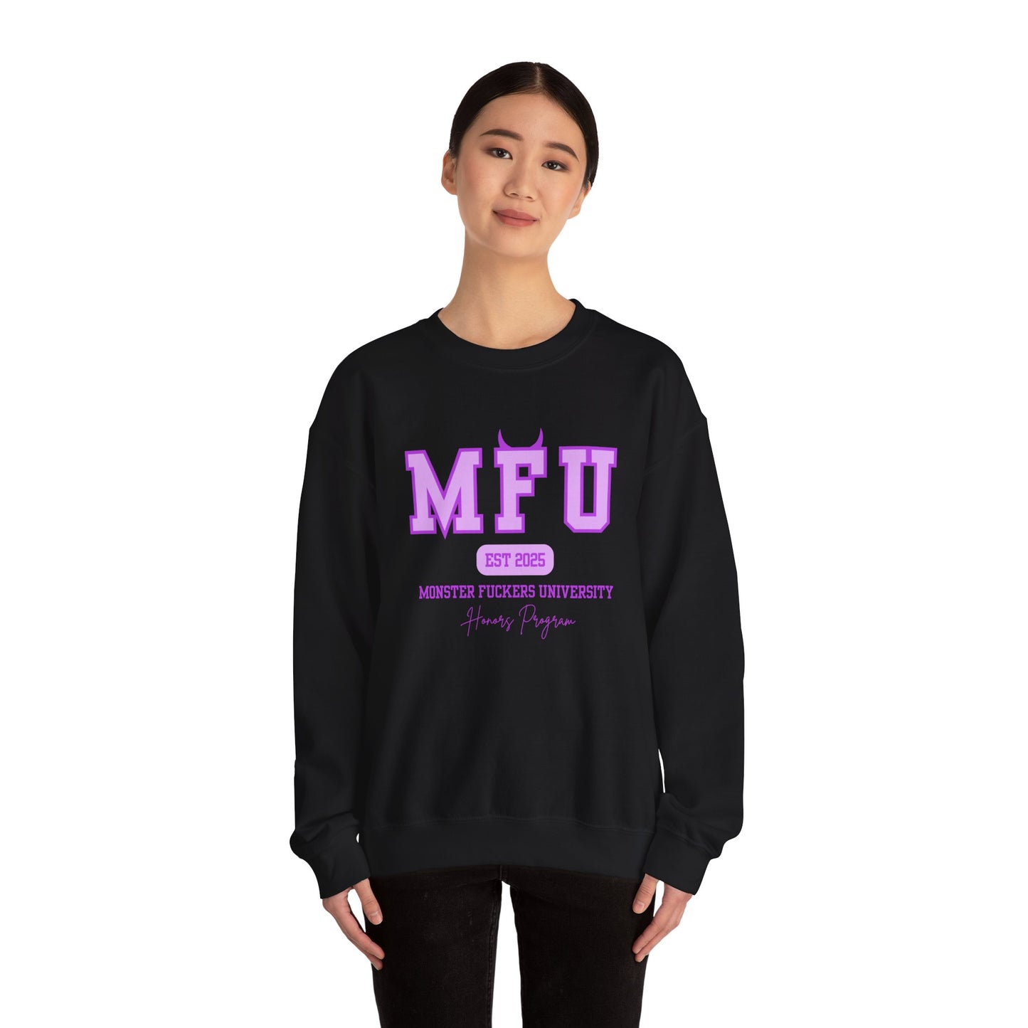 MFU Purple Unisex Heavy Blend™ Crewneck Sweatshirt