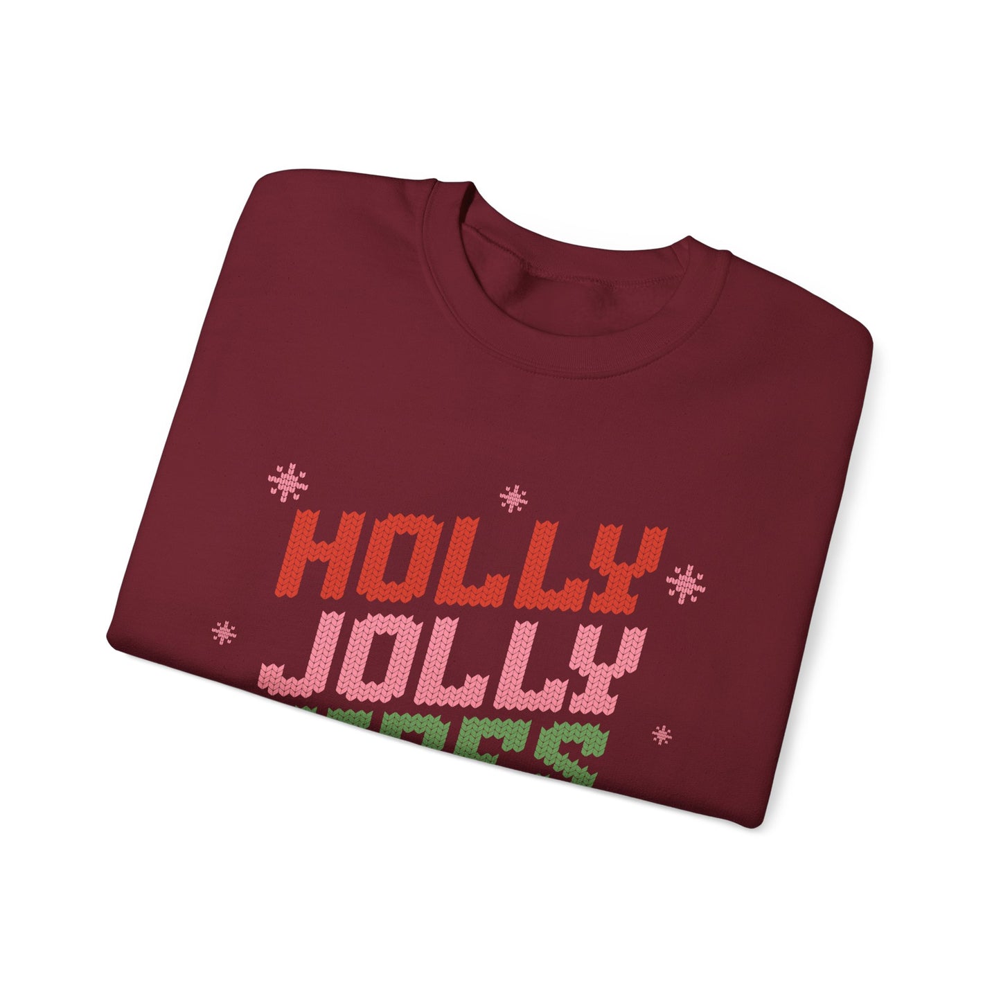 Holly Jolly Vibes Unisex Heavy Blend™ Crewneck Sweatshirt