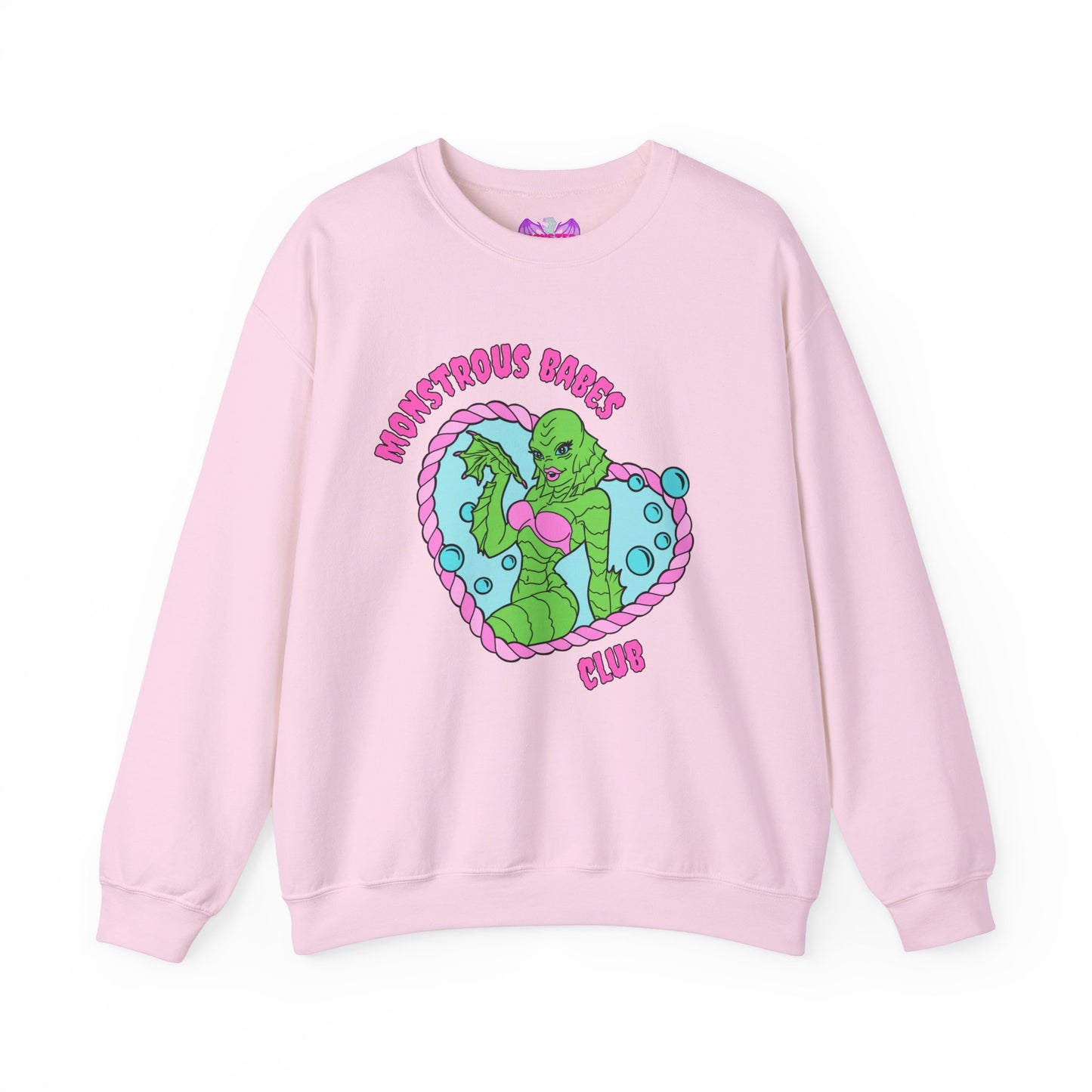 Monstrous Babes Club Lagoona Unisex Heavy Blend™ Crewneck Sweatshirt