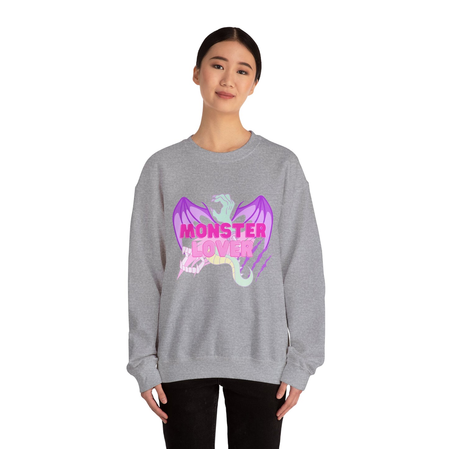 Monster Lover Unisex Heavy Blend™ Crewneck Sweatshirt