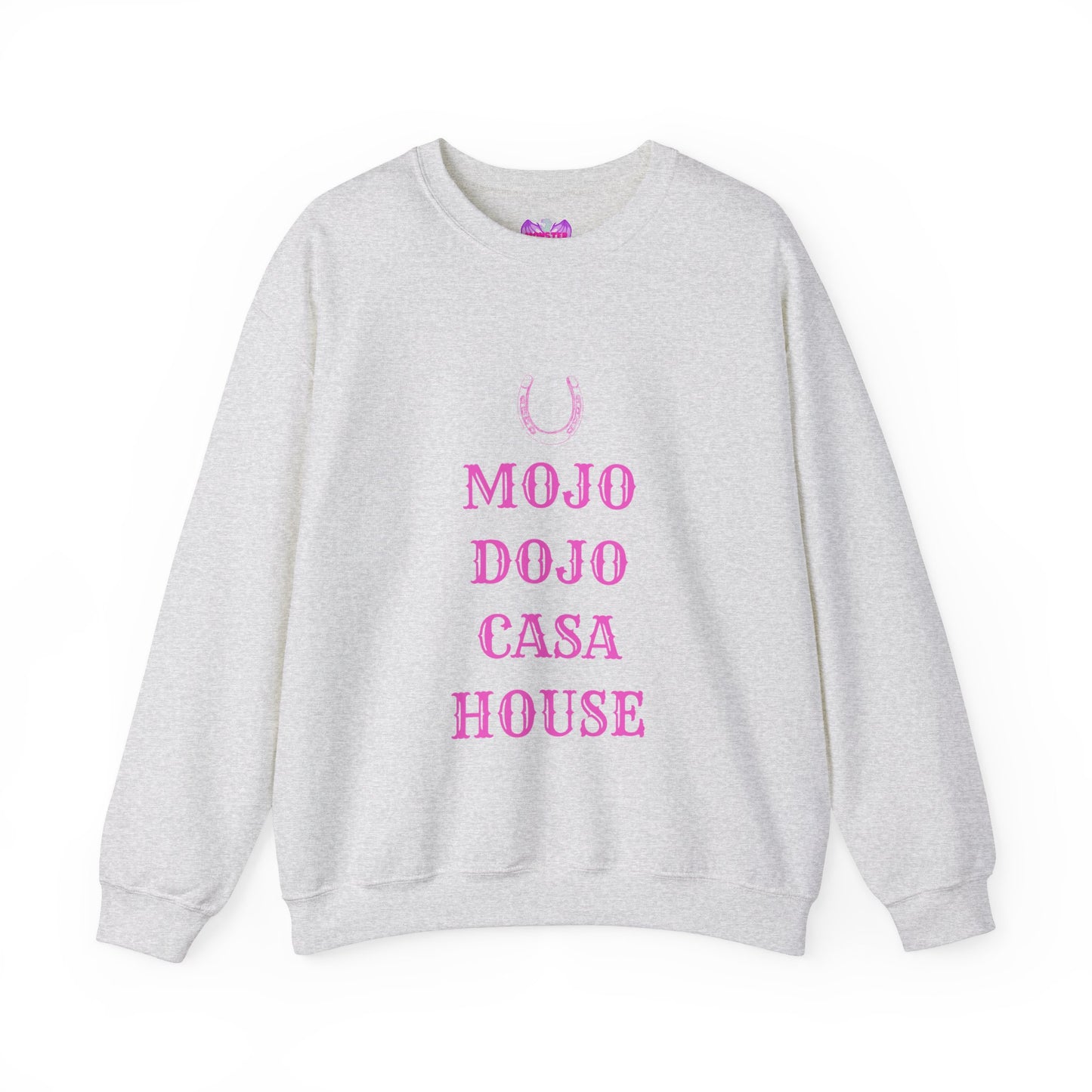 Mojo Dojo Casa House PINK Unisex Heavy Blend™ Crewneck Sweatshirt