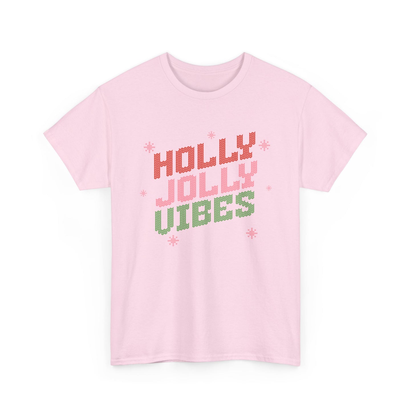 Holly Jolly Vibes Unisex Heavy Cotton Tee