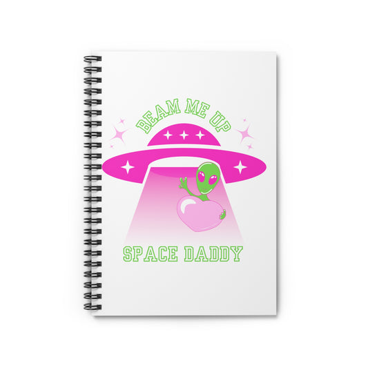 Space Daddy Spiral Notebook - Ruled Line