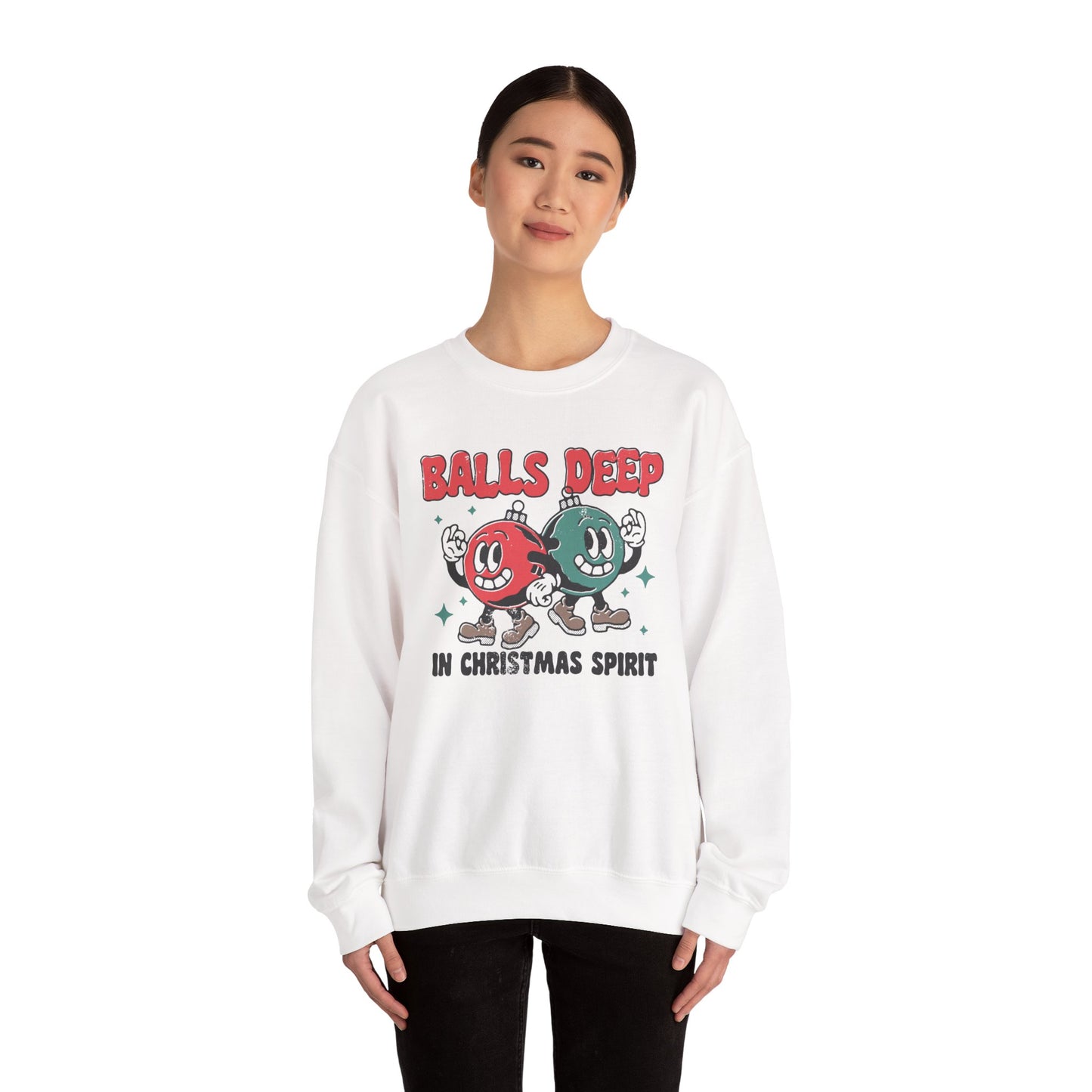 Balls Deep Unisex Heavy Blend™ Crewneck Sweatshirt