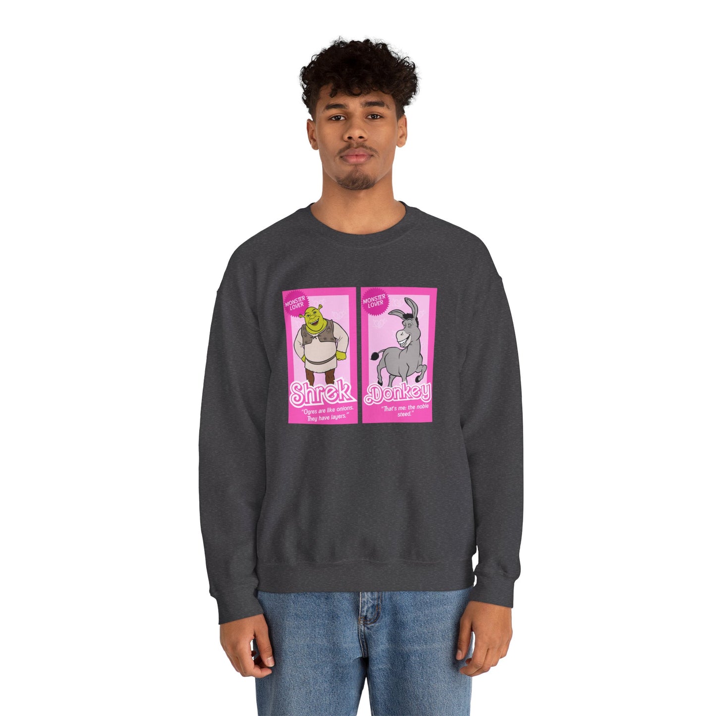 Ogre and Donkey Dolls Unisex Heavy Blend™ Crewneck Sweatshirt