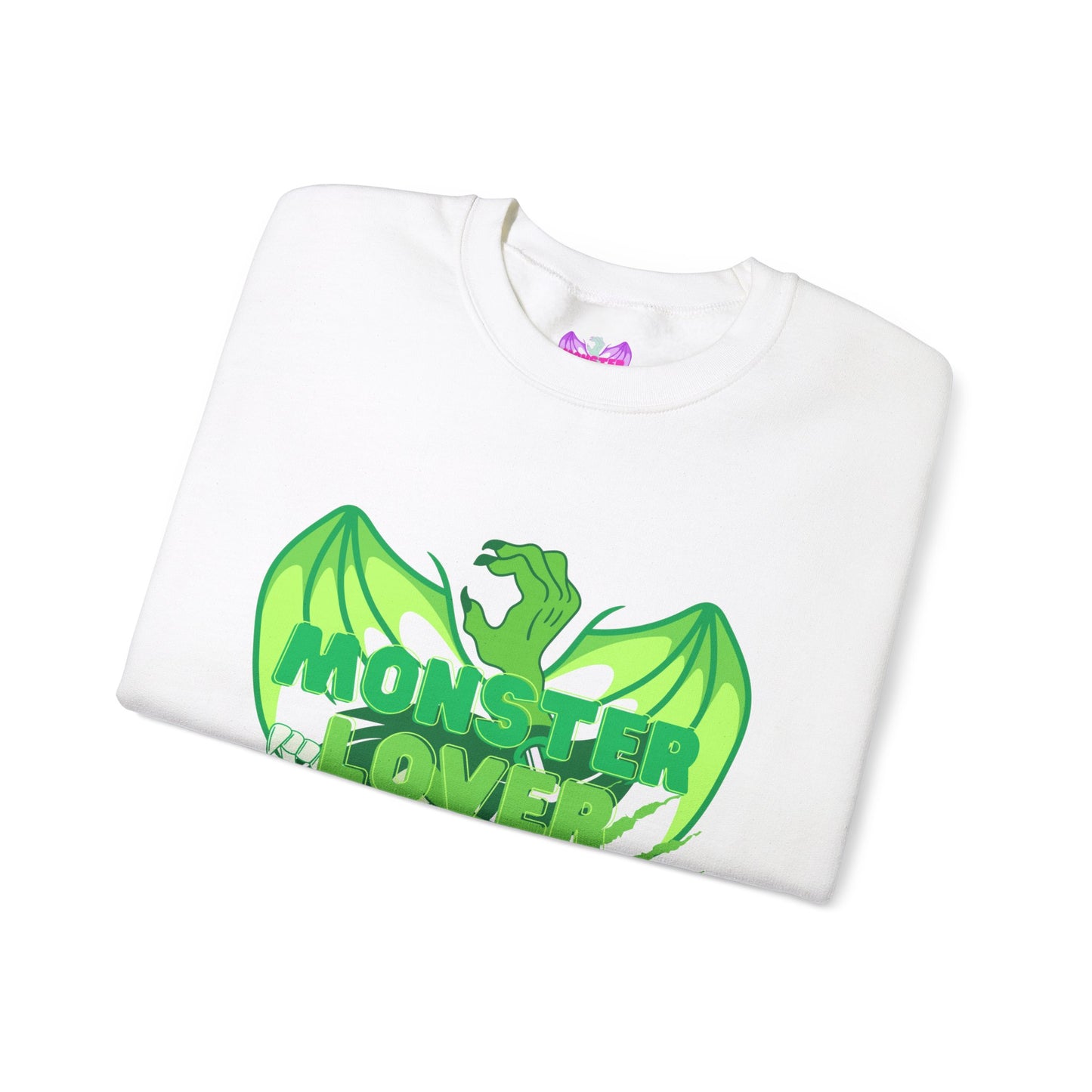 Lucky Green Monster Lover SE Unisex Heavy Blend™ Crewneck Sweatshirt