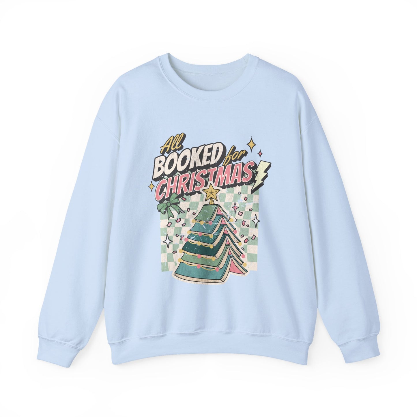 All Booked for Christmas Unisex Heavy Blend™ Crewneck Sweatshirt