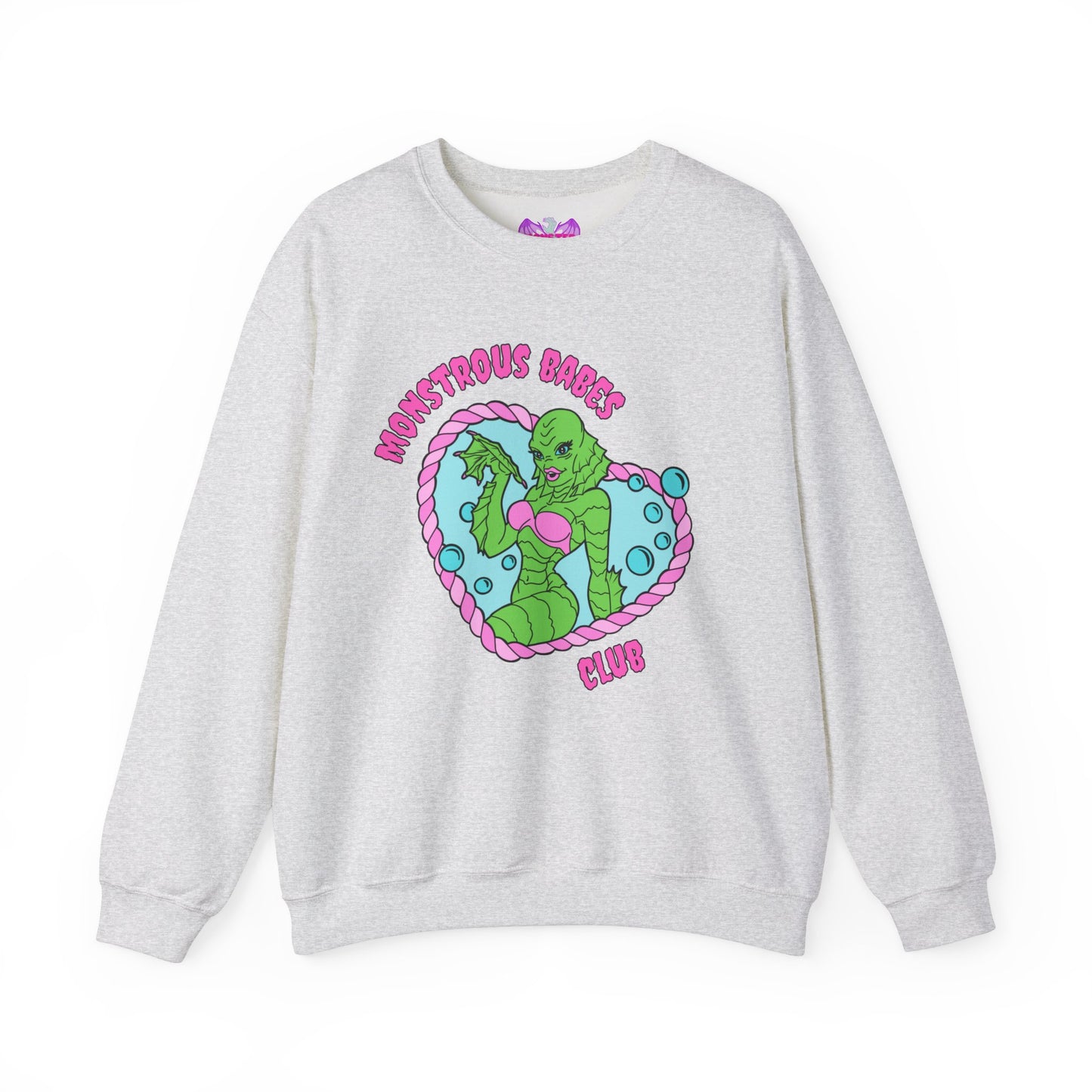 Monstrous Babes Club Lagoona Unisex Heavy Blend™ Crewneck Sweatshirt