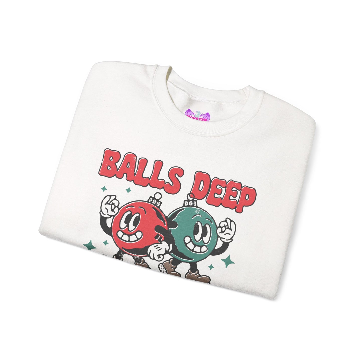 Balls Deep Unisex Heavy Blend™ Crewneck Sweatshirt