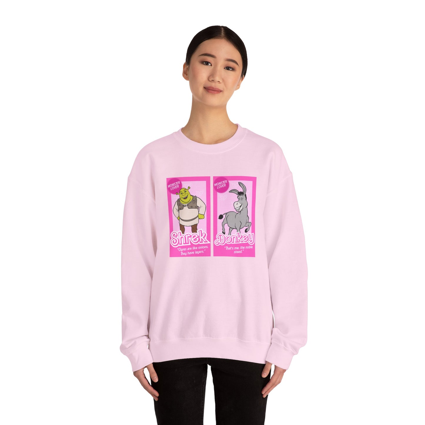 Ogre and Donkey Dolls Unisex Heavy Blend™ Crewneck Sweatshirt