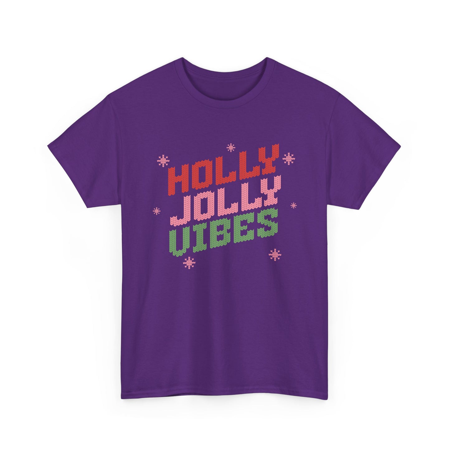 Holly Jolly Vibes Unisex Heavy Cotton Tee