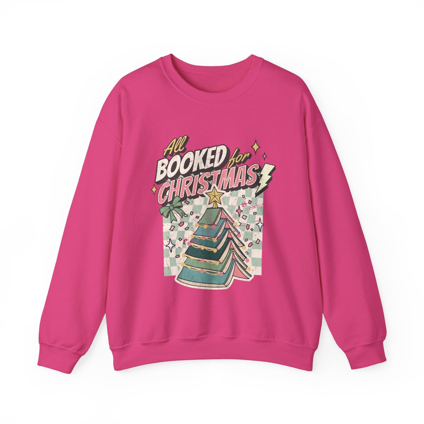 All Booked for Christmas Unisex Heavy Blend™ Crewneck Sweatshirt