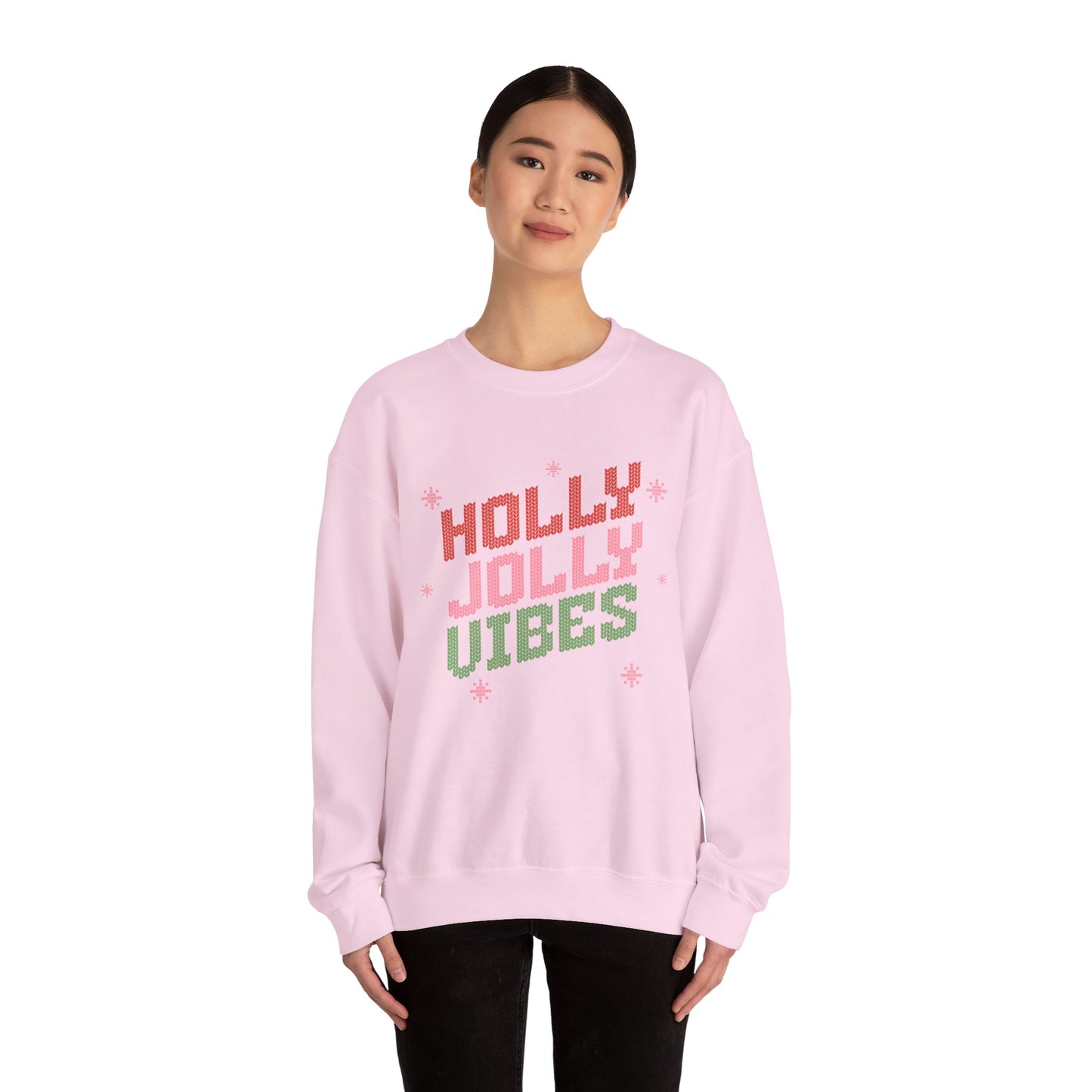 Holly Jolly Vibes Unisex Heavy Blend™ Crewneck Sweatshirt