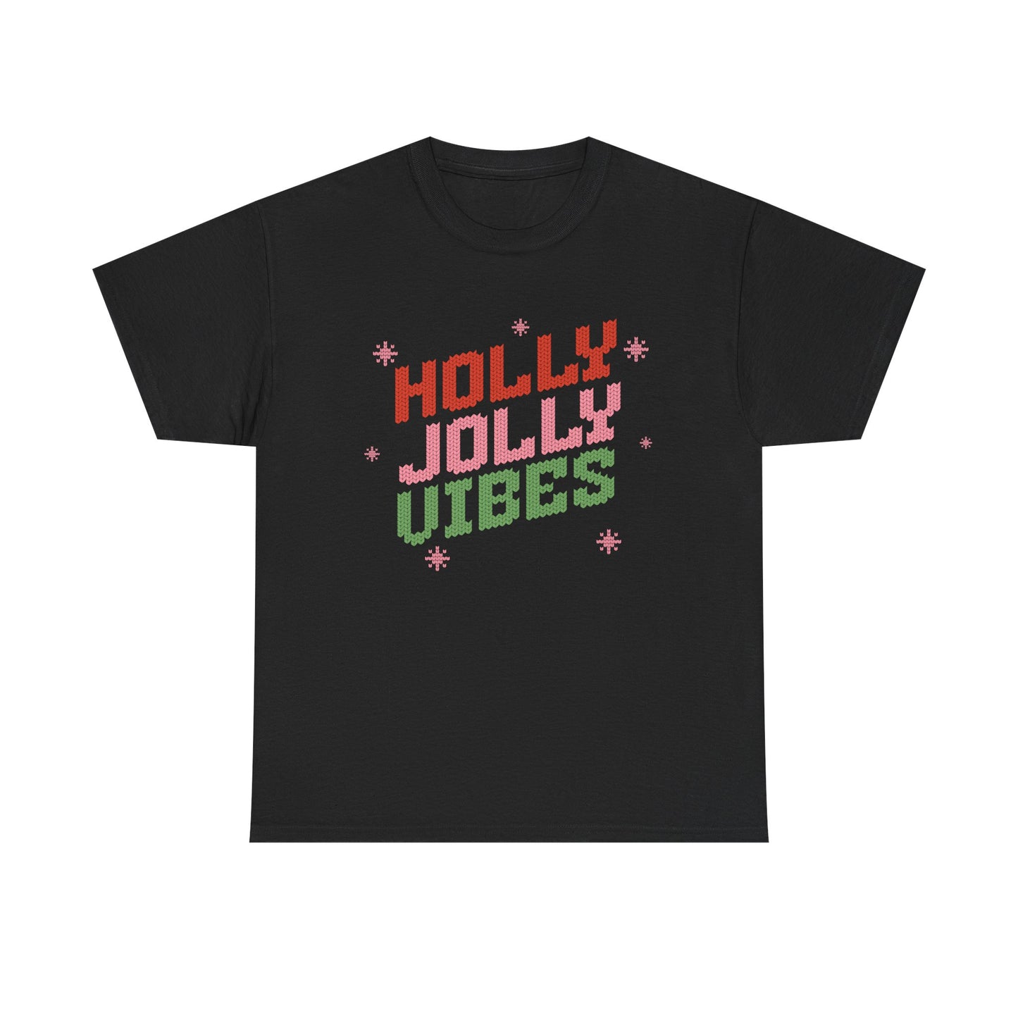 Holly Jolly Vibes Unisex Heavy Cotton Tee