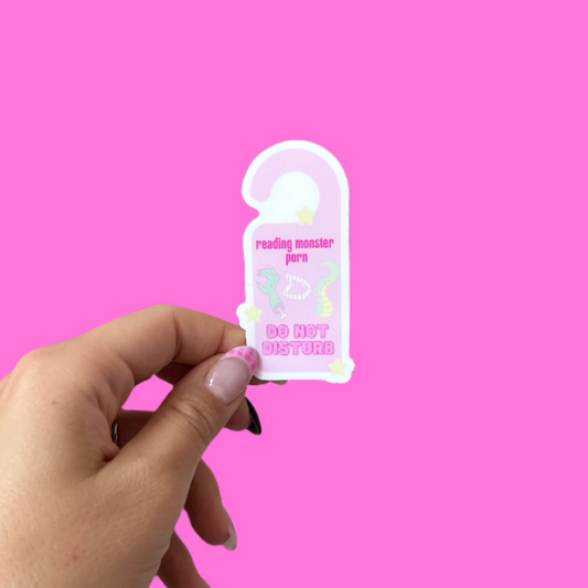 Do Not Disturb Die Cut Sticker